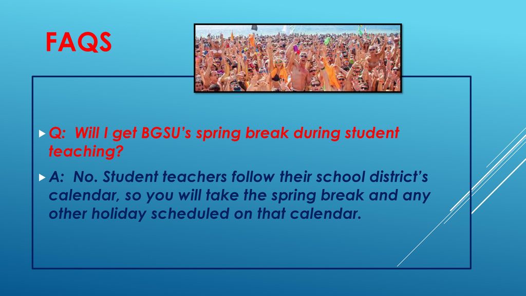 BGSU Student Teachers Spring ppt download