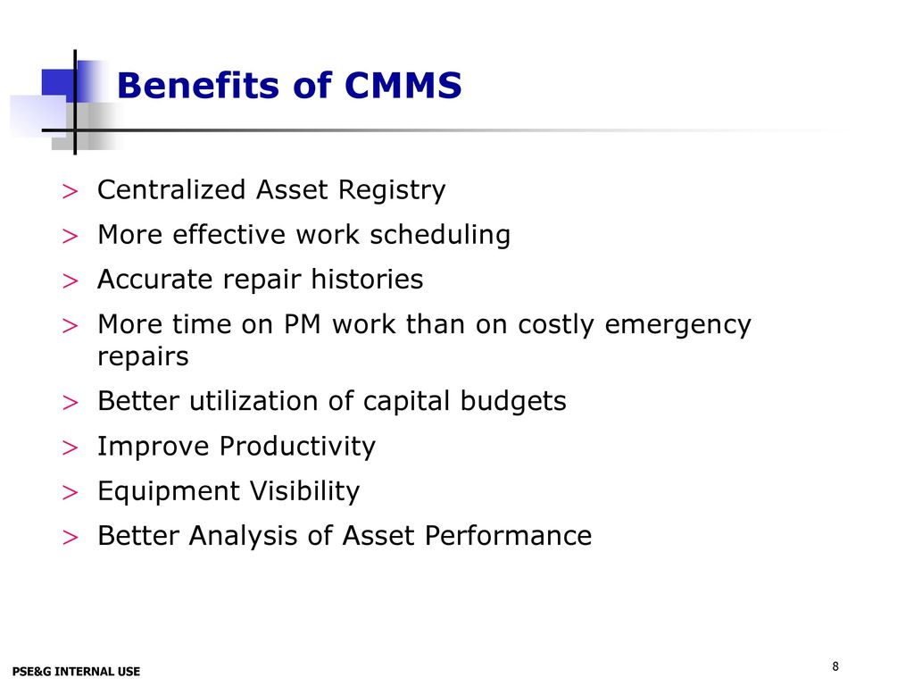Benefits of CMMS Centralized Asset Registry