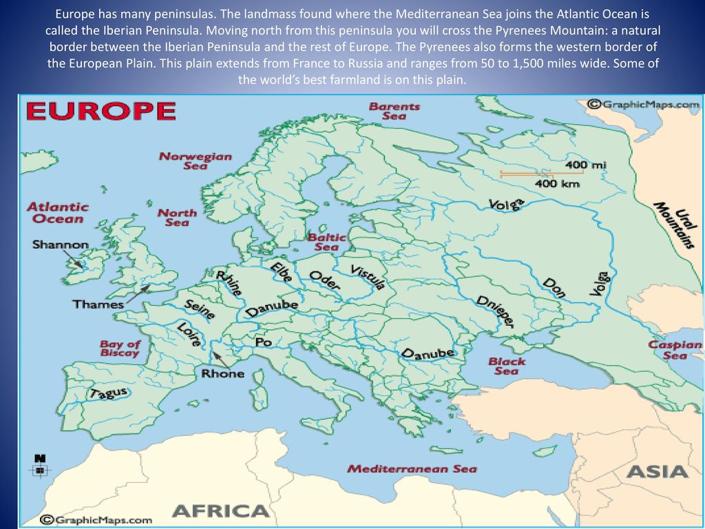 Locating Physical Features Of Europe Ppt Download
