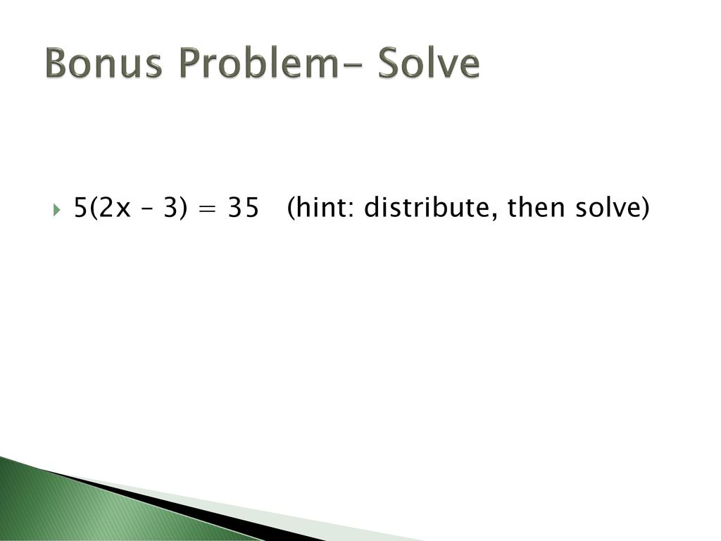 q1w5-solving-linear-equations-with-one-variable-ppt-download