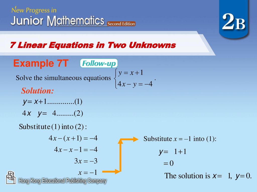 7 Linear Equations In Two Unknowns Ppt Download