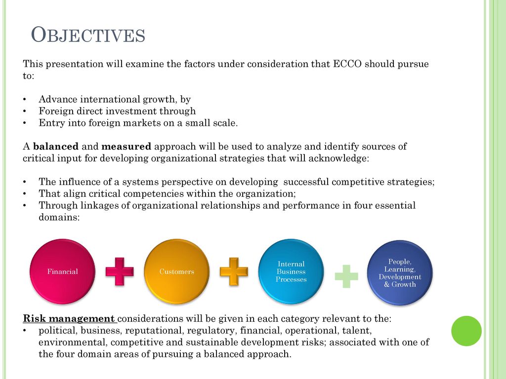 ECCO: Strategies for - ppt download