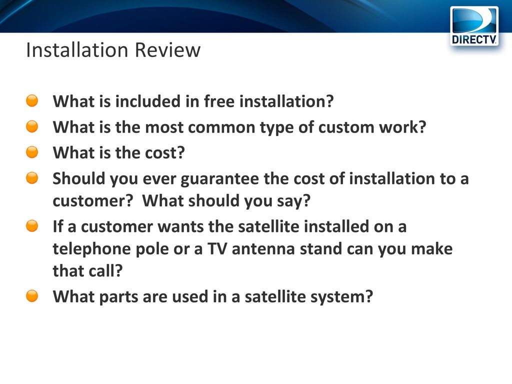 Directv new customer qualifying worksheet