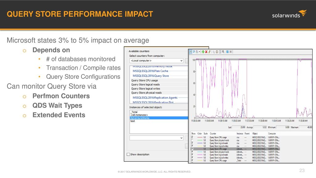 Welcome to the 2016 query store ppt download