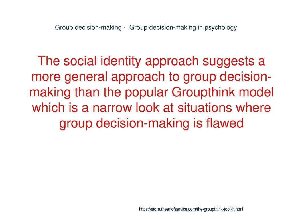 group decision making psychology