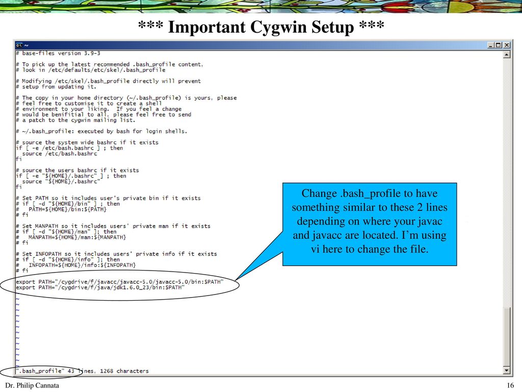 Installing cygwin from ppt download