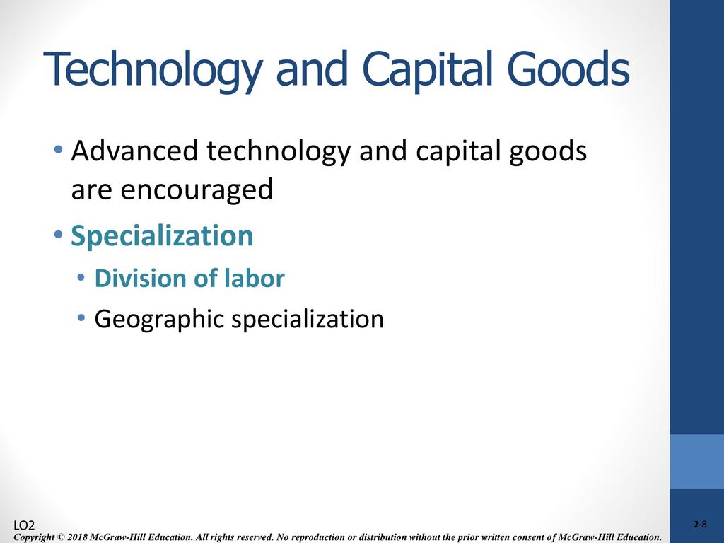 Technology and Capital Goods