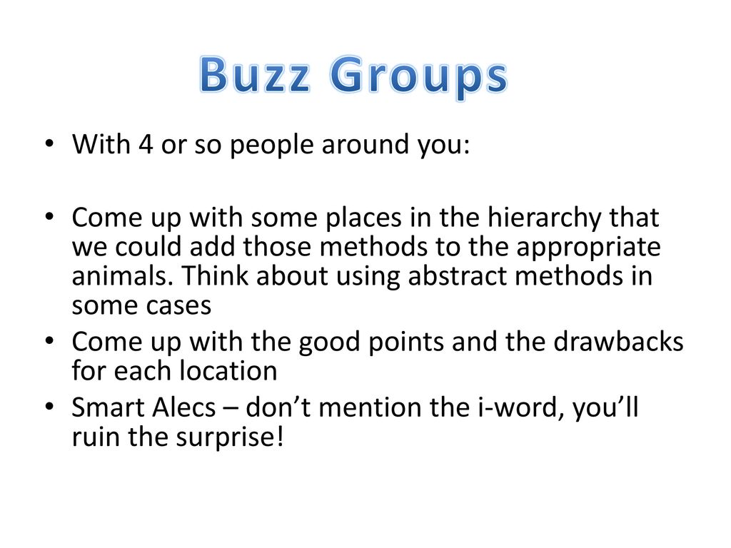Coming Up A Quick Word About Abstract How A Class Interfaces Ppt