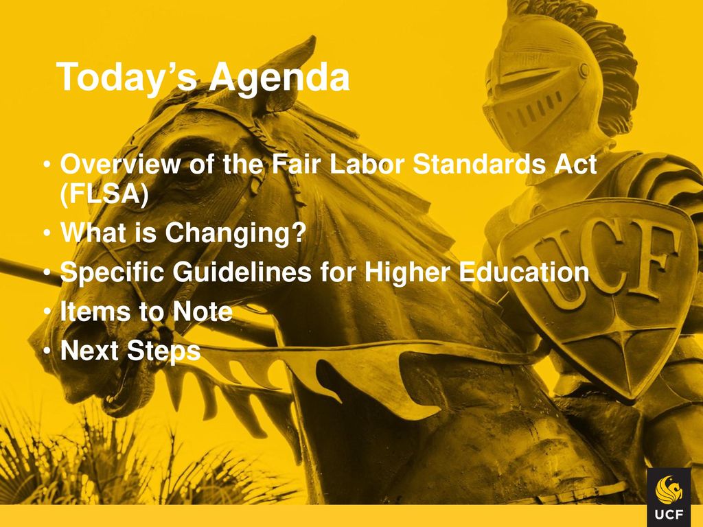 Changes to the Fair Labor Standards Act ppt download