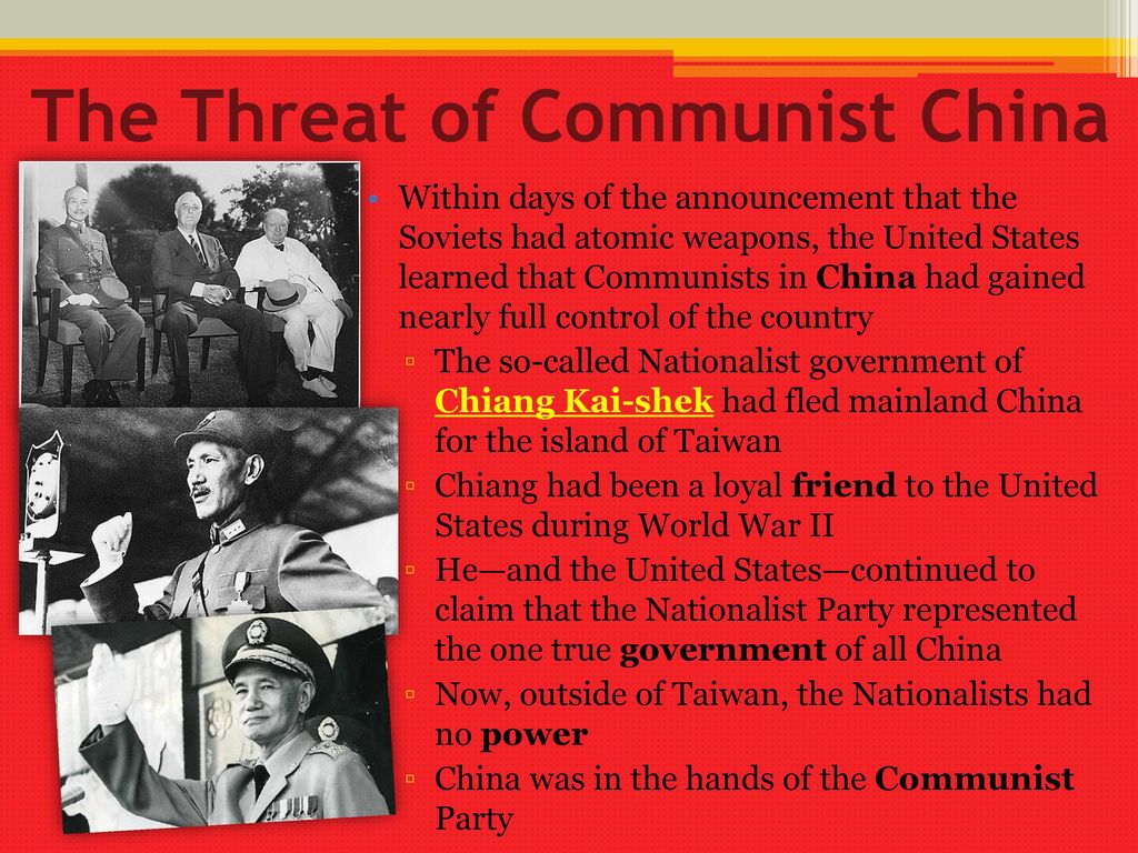 The Threat of Communist China