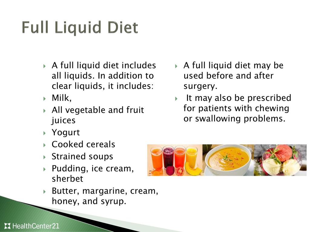 Printable liquid diet food list pdf diets meal plan 50 off