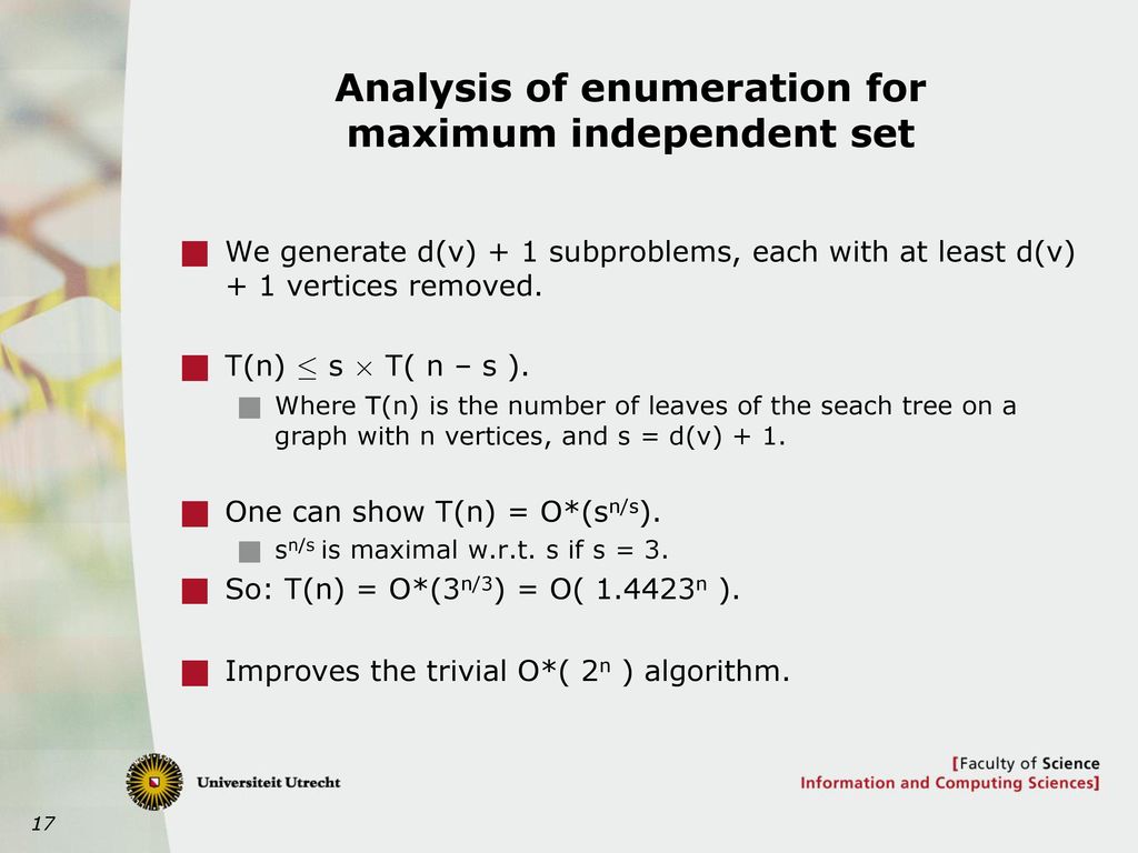 Exact Exponential Time Algorithms Ppt Download
