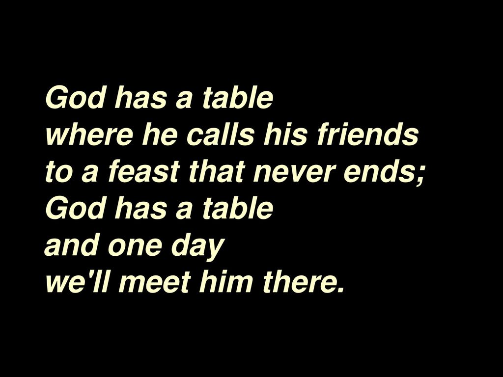 Tis 544 Since The World Was Young God Has A Table John L Ppt Download Tis 544 Since The World Was Young God Has A Table John L Ppt Download