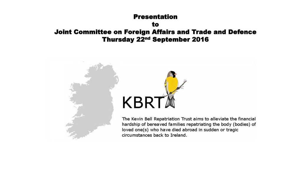 Joint Committee on Foreign Affairs and Trade and Defence ppt download