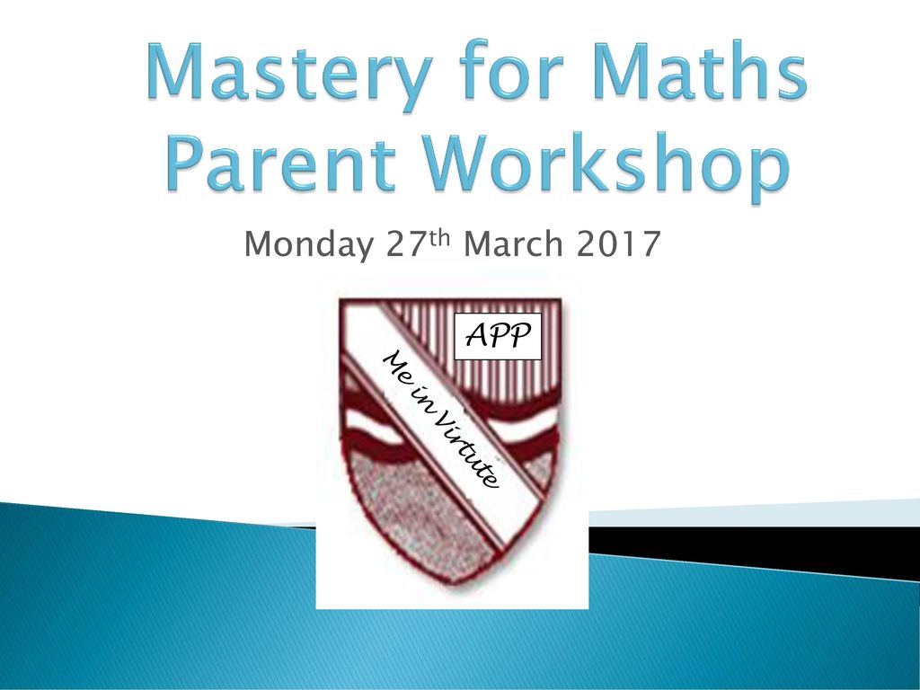 Mastery for Maths Parent Workshop