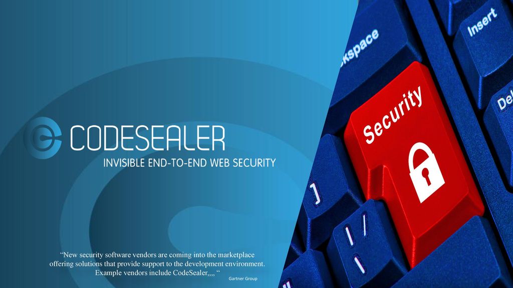 New security software vendors are coming into the marketplace offering solutions that provide support to the development environment. Example vendors include CodeSealer,,,,