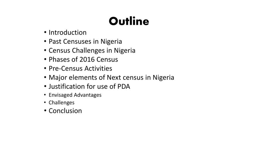 challenges of population census in nigeria