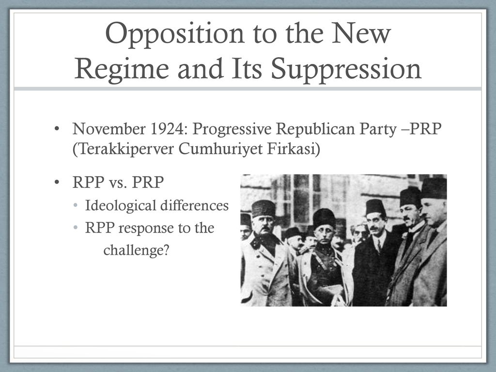 Opposition to the New Regime and Its Suppression