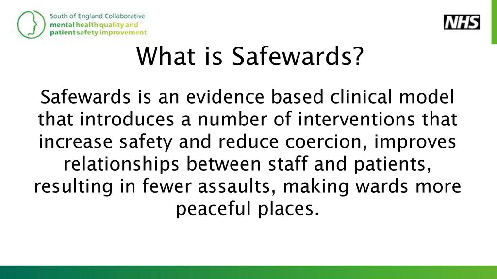 What is Safewards