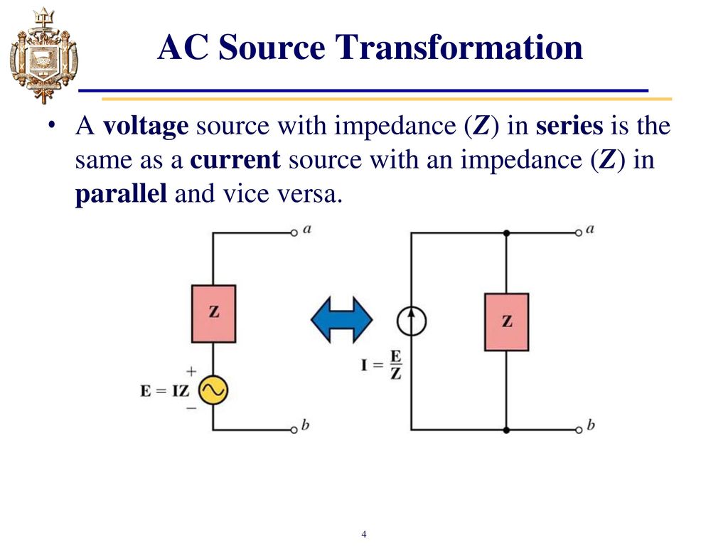 Lesson 19: AC Source Transformation and Nodal Analysis - ppt download