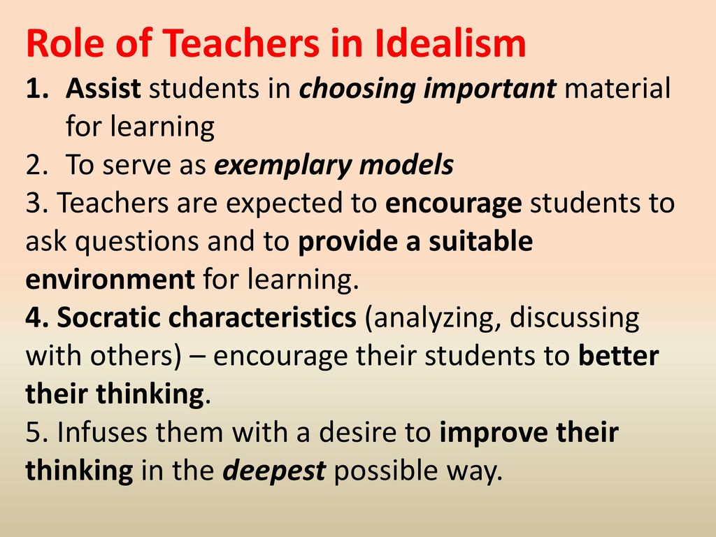 characteristics of idealism