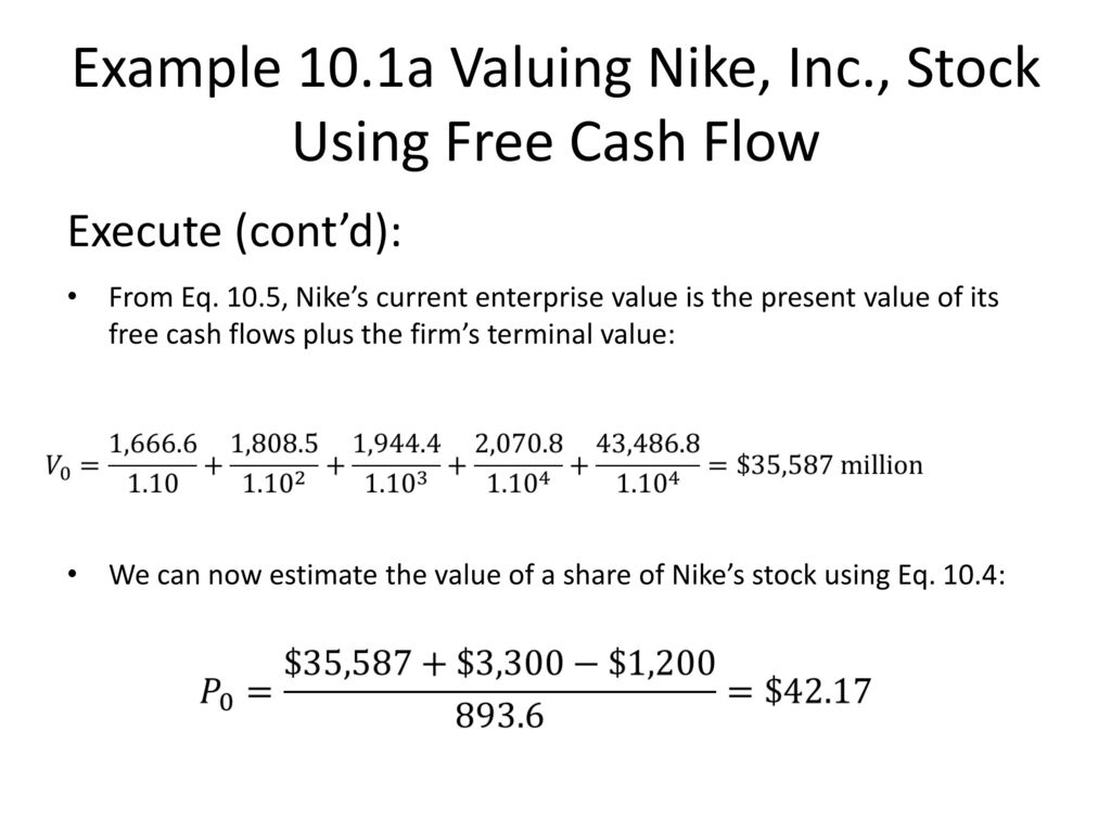 Stock Valuation: A Second Look - ppt download