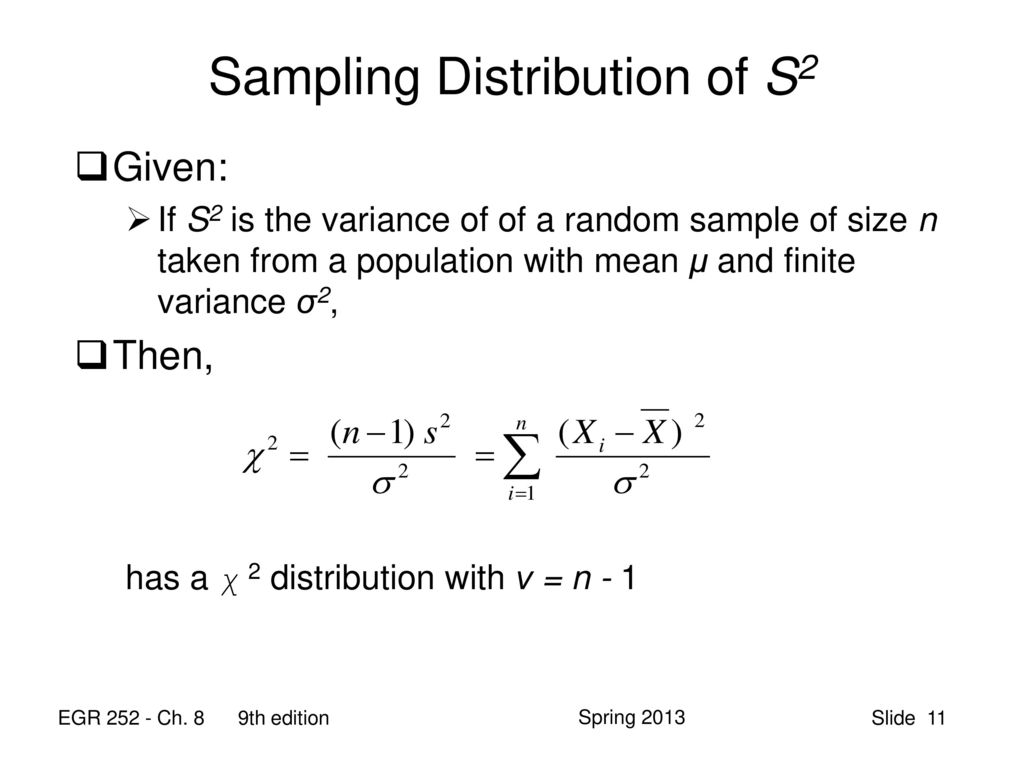 Fundamental sampling distributions ppt download