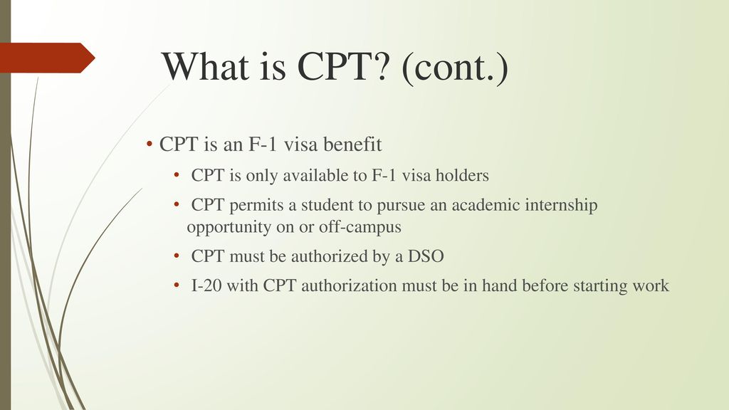 CPT Information Session - ppt download