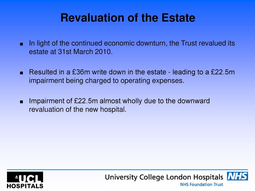 Revaluation of the Estate