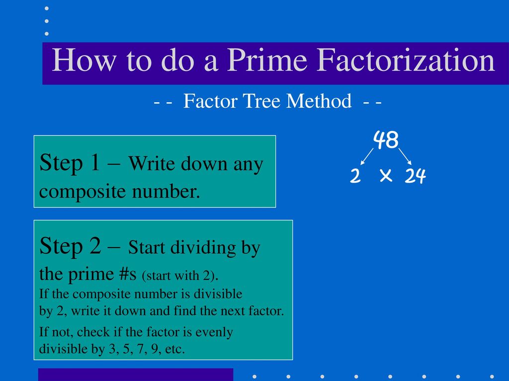 Factors, Prime Numbers & Composite Numbers - ppt download