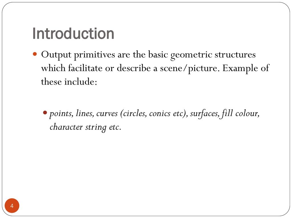 Graphics PRIMITIVES Chapter- 3 & Unit ppt download