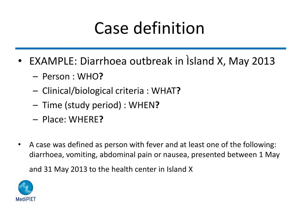 Investigating an outbreak Tunis, 27th October ppt download