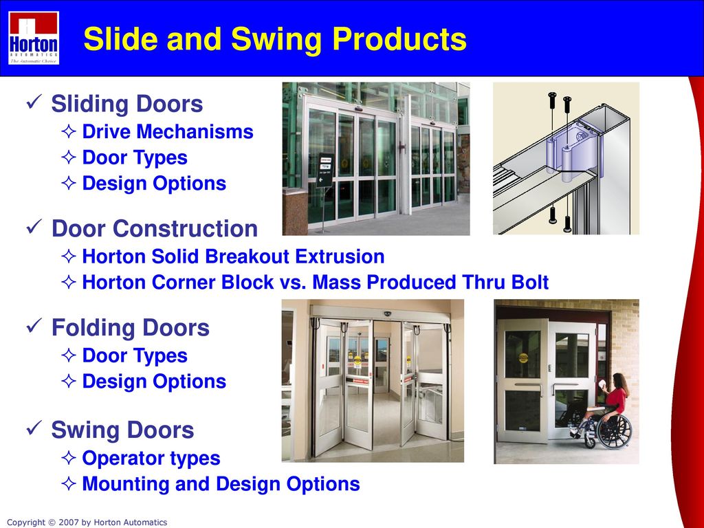 Slide And Swing Products Ppt Download