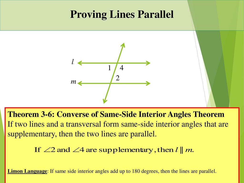 Chapter 3 Parallel And Perpendicular Lines Ppt Download