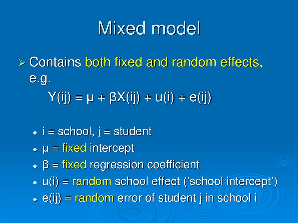 Multilevel Modelling General Ideas And Uses Ppt Download