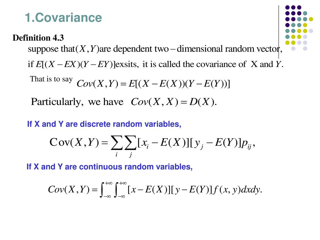 4 3 Covariance Correlation Ppt Download