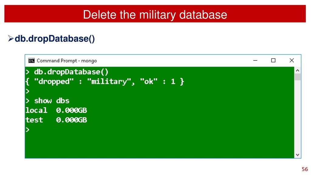 Delete the military database