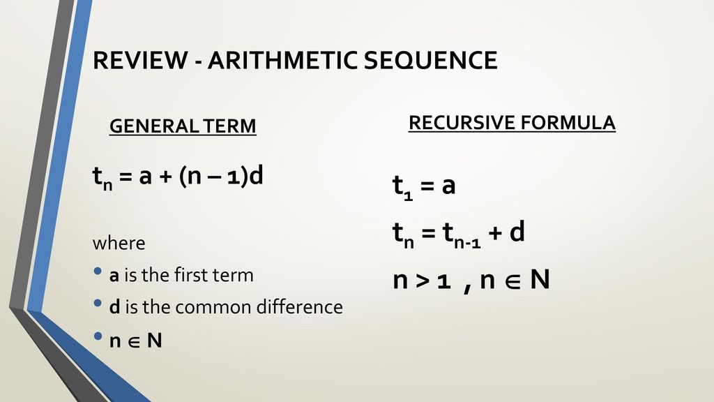 7.2 GEOMETRIC Sequences. - ppt download