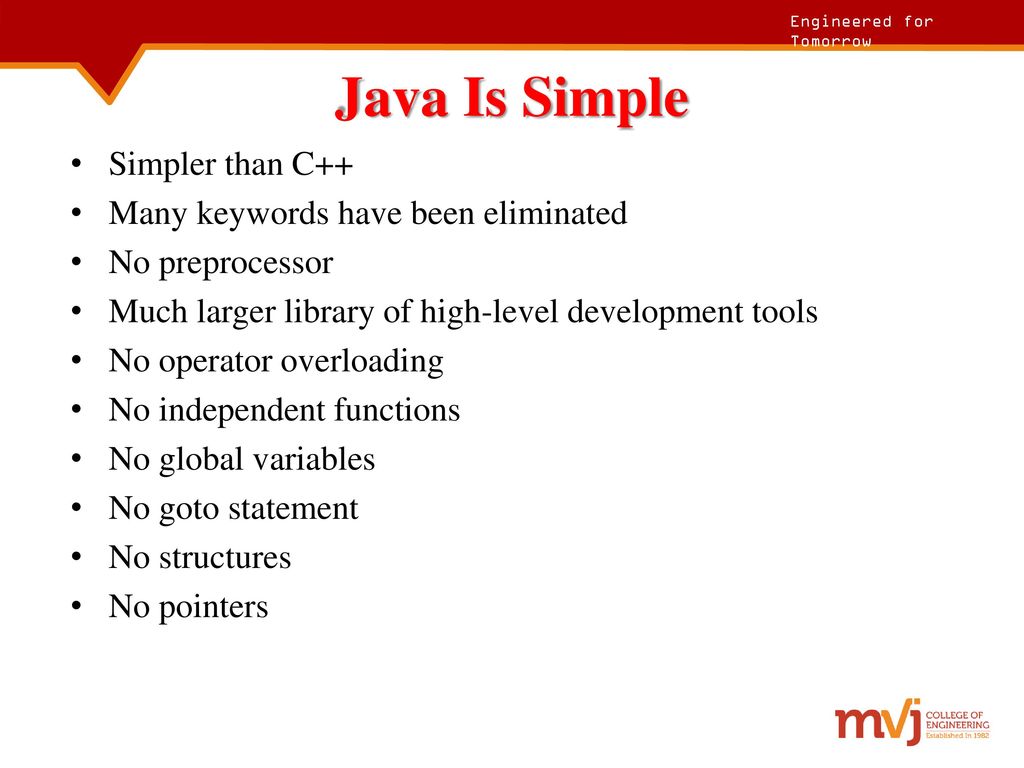 unit 1 introduction to java engineered for tomorrow 25 07 ppt download