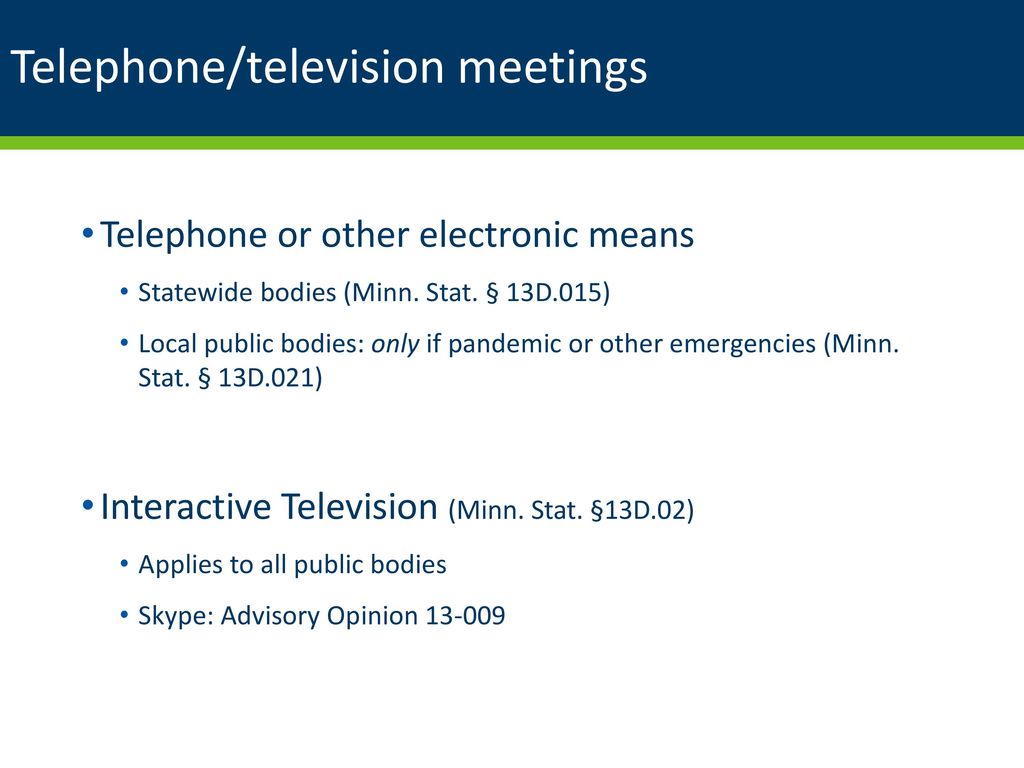 Open Meeting Law Workshop - ppt download