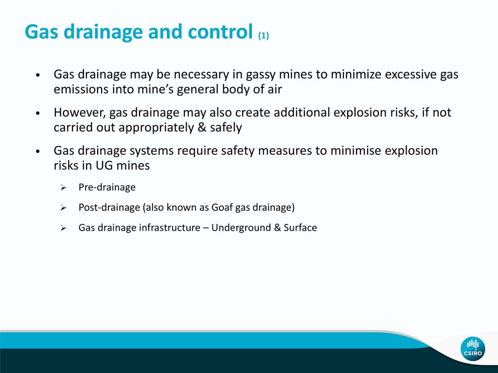 Principles of Explosion Prevention in Underground Coal Mines - ppt download