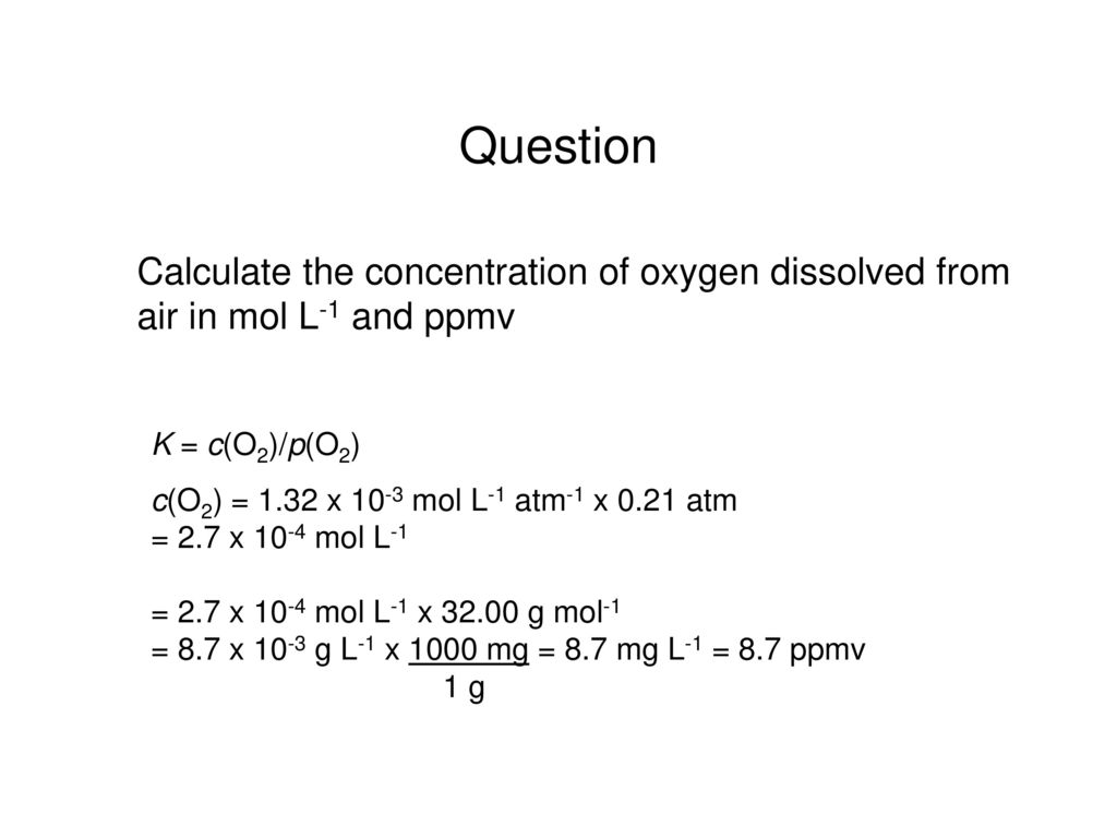 Environmental Chemistry Ppt Download