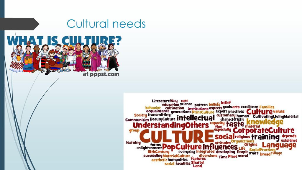 Cultural needs Cultural needs
