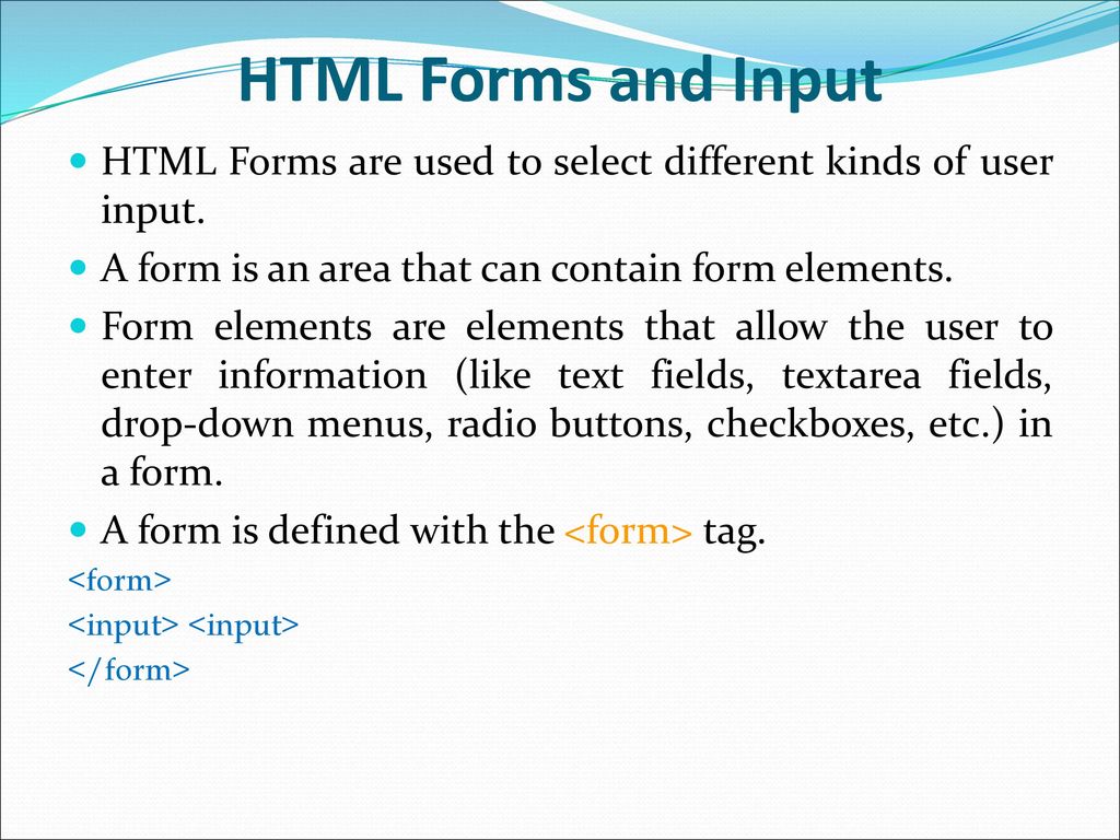 HTML Basics (Part-3). - ppt download