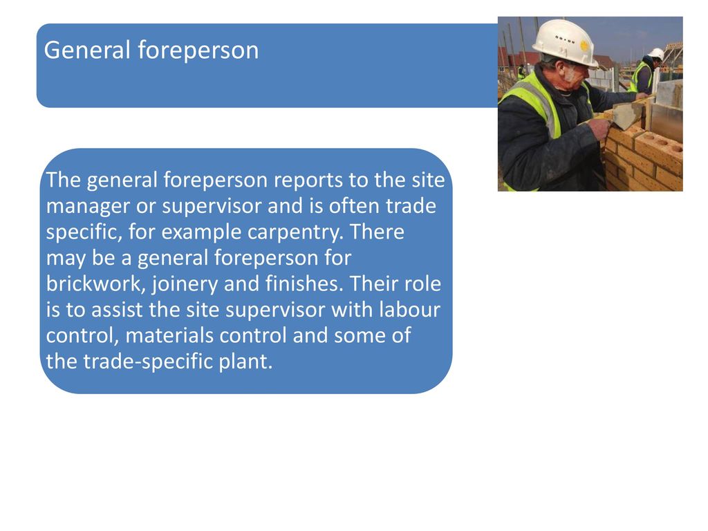 General foreperson