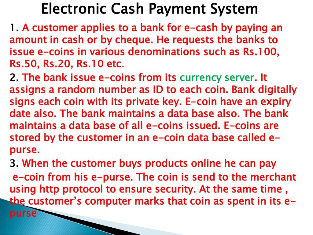 Electronic+Cash+Payment+System