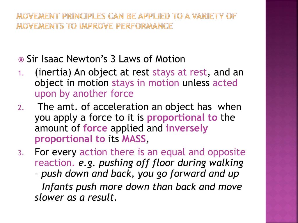 Sir Isaac Newton’s 3 Laws of Motion