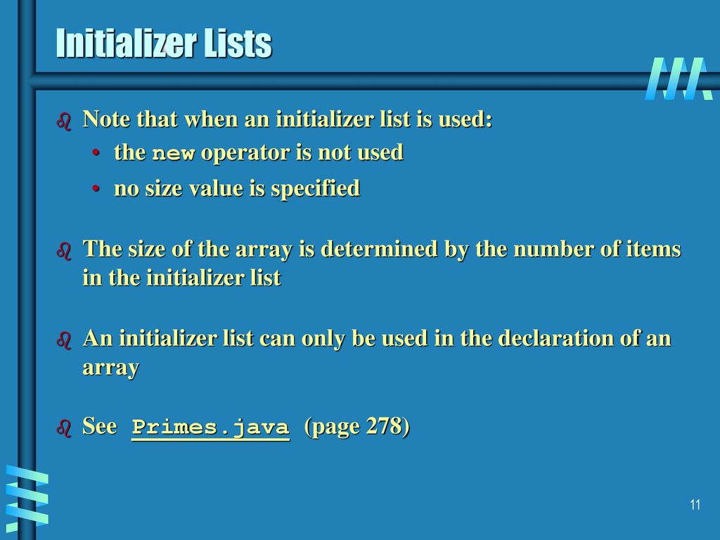 Lecture 5 array declaration and instantiation array reference - ppt download