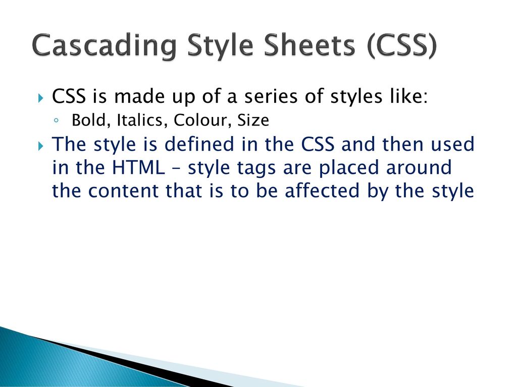 CSS Nick Sims. - ppt download