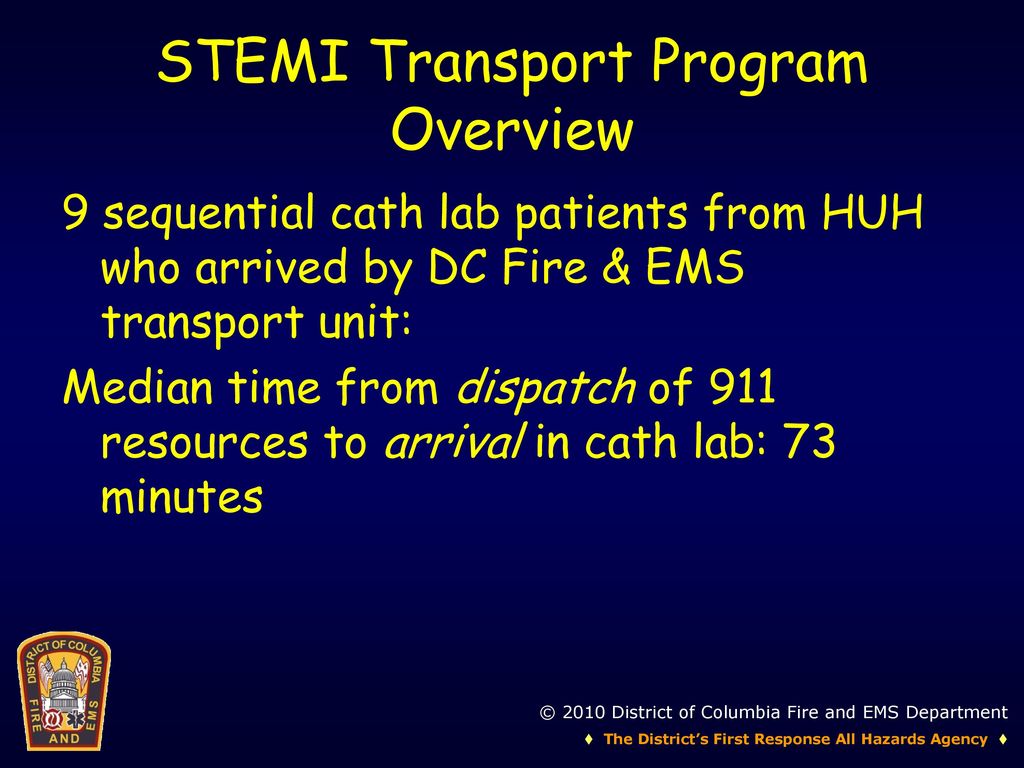 STEMI Transport Program Overview